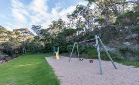 This is an image of a playground