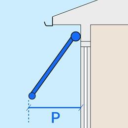 This is an image of how to measure awnings in BASIX