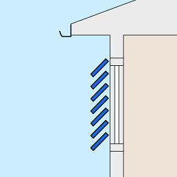 This is an image of vertical blinds for BASIX