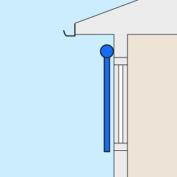 This is an image of an external vertical louvre for BASIX