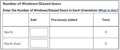 BASIX windows Step 2 