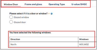 BASIX window - step 5 c. 